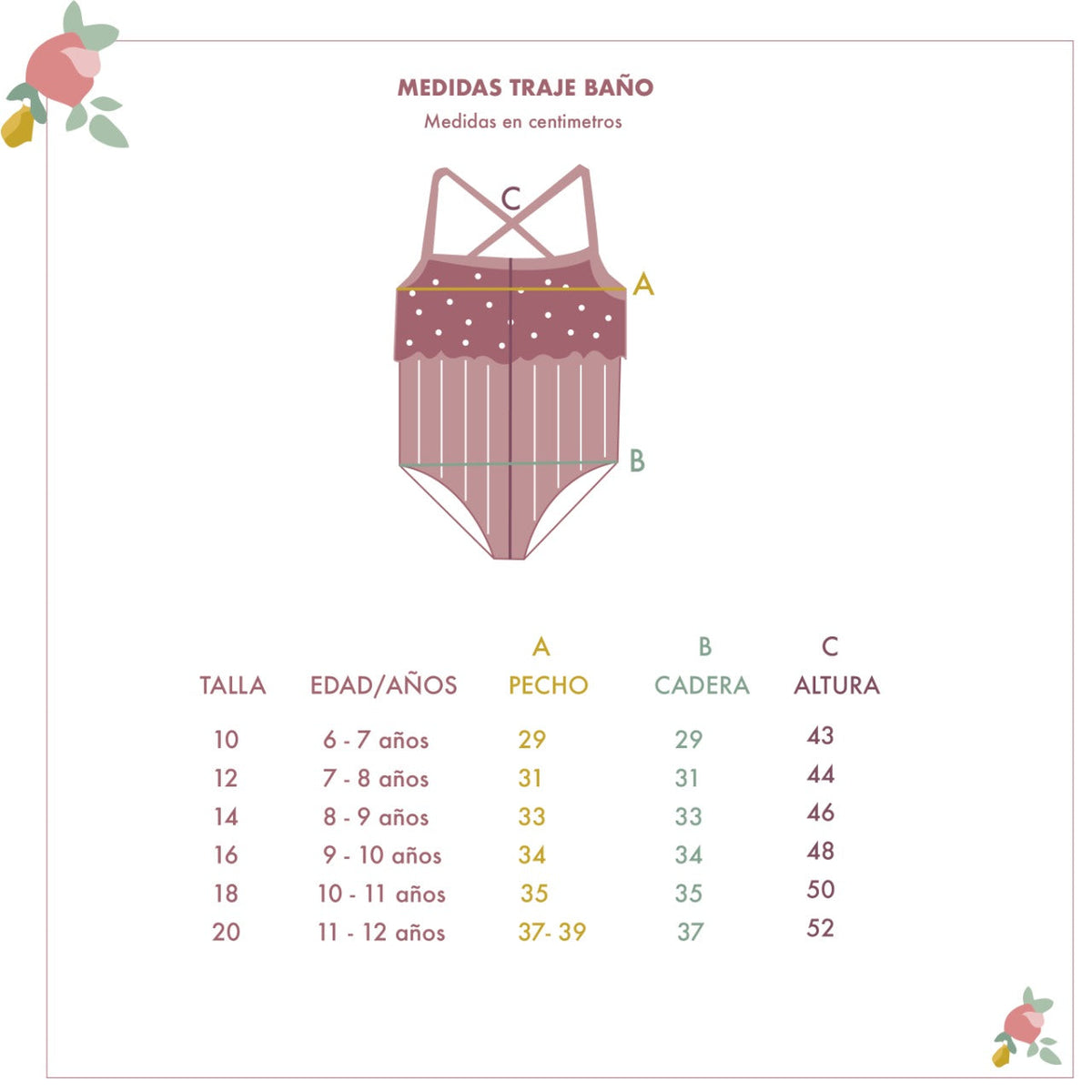 Traje de baño Lola Teens