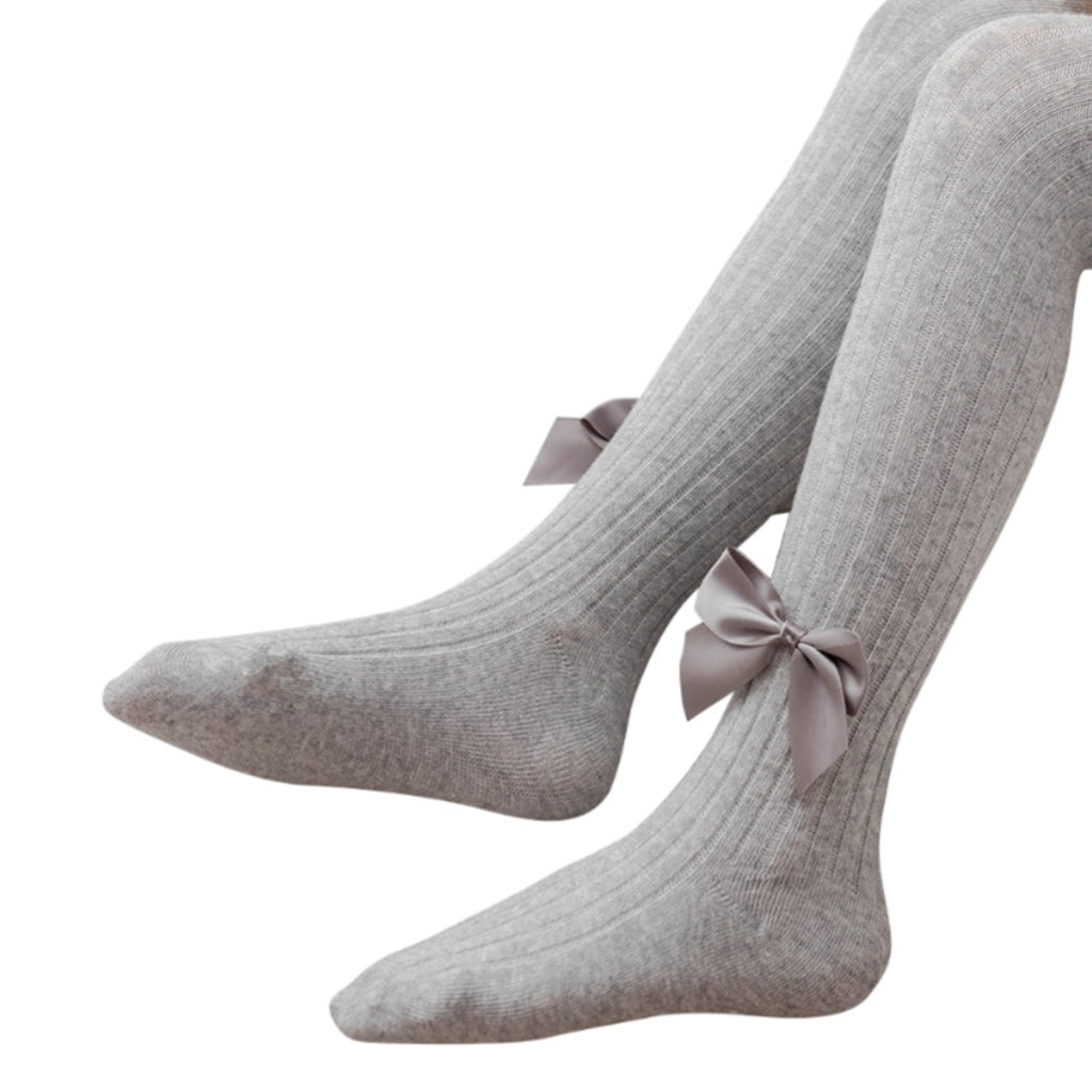 Panty canale con lazo gris