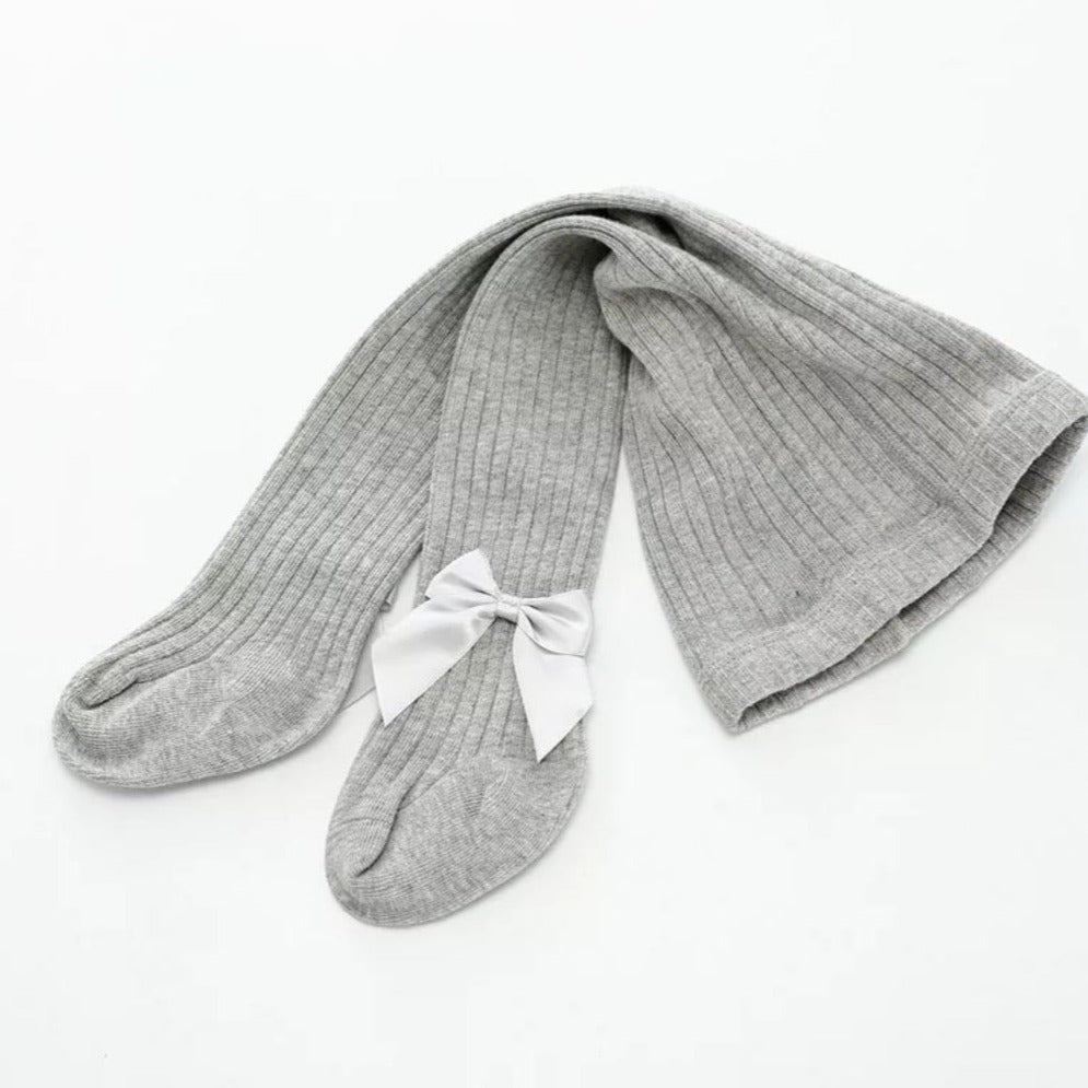 Panty canale con lazo gris