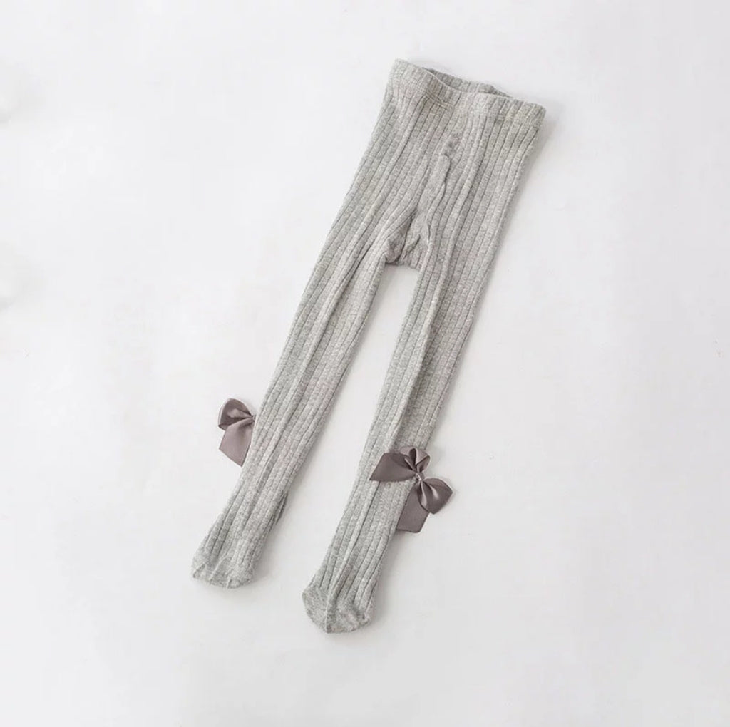 Panty canale con lazo gris