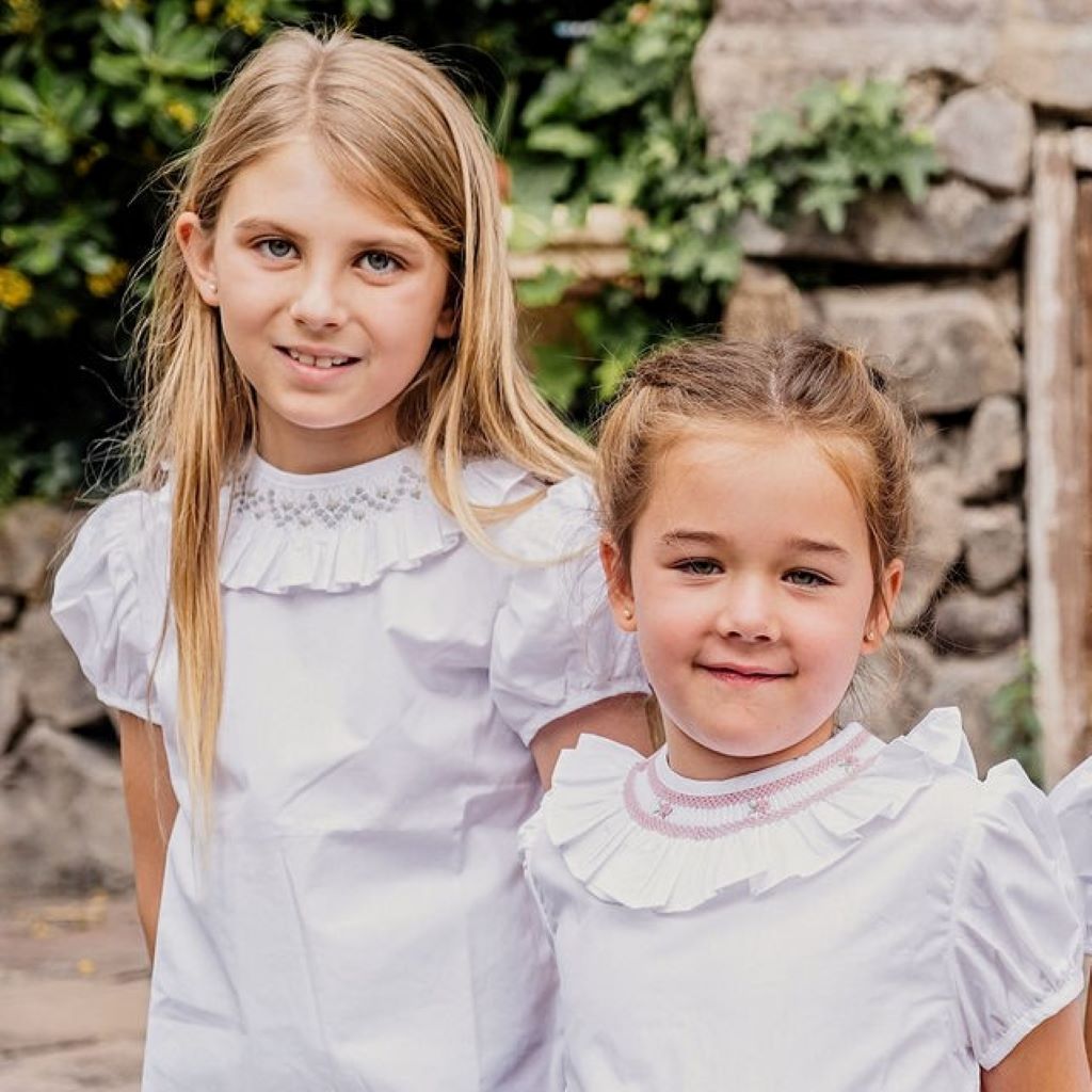 Blusa punto smock Canario