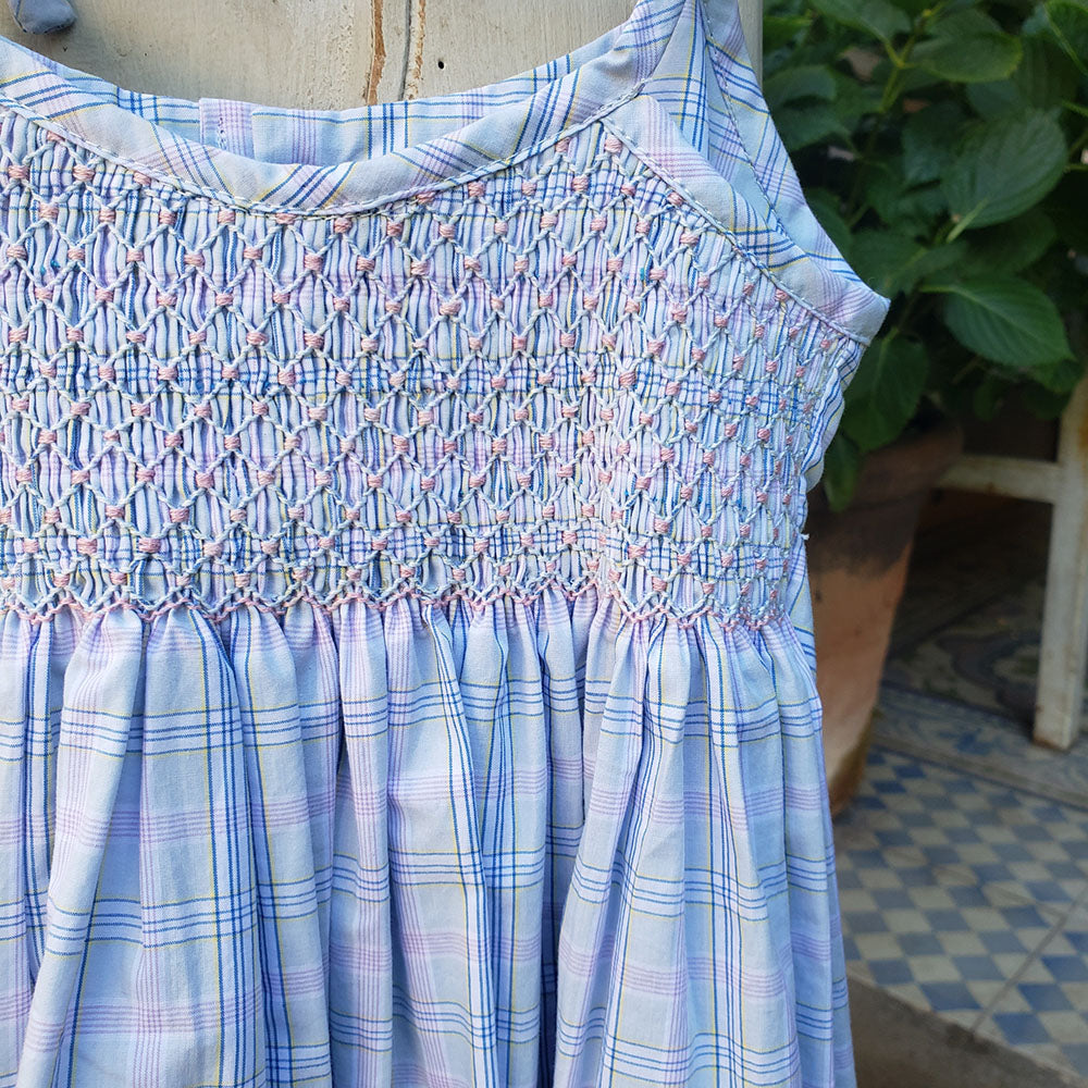 Vestido Solera Punto Smock Fresia