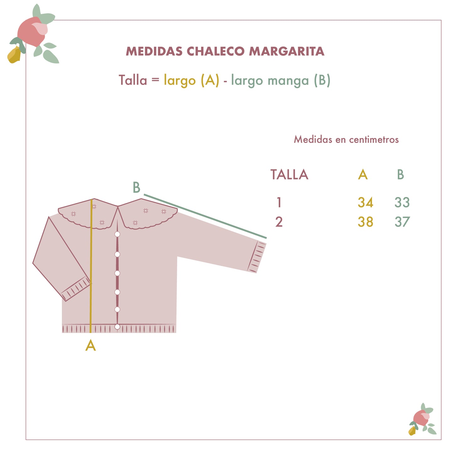 Chaleco Margarita lana blanca