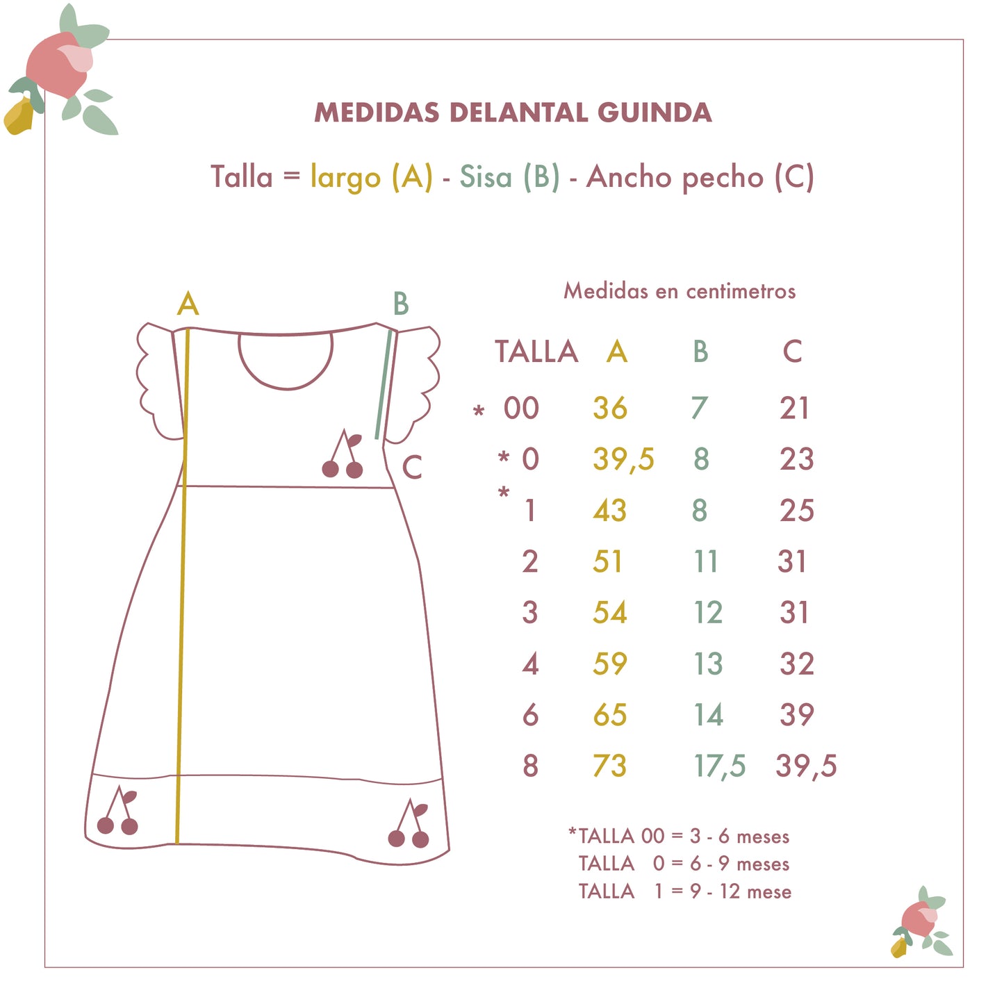 Vestido delantal vivo rosado