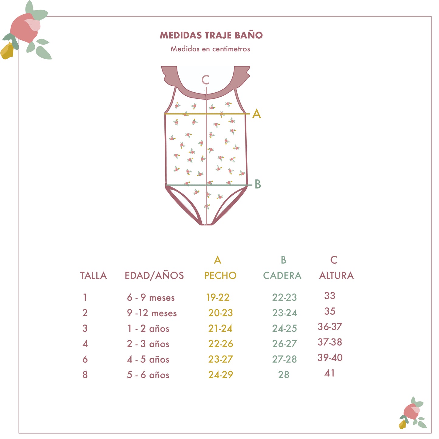 Traje de baño Margarita 387