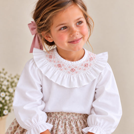 Blusa Golondrina Rosa - Clásica y romántica