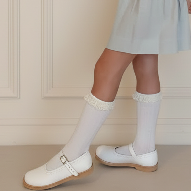 Vestido Lino Gris Lazo blanco Manga Larga