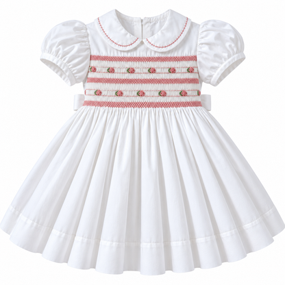Vestido Dominga Cuello Bebé Manga Globo