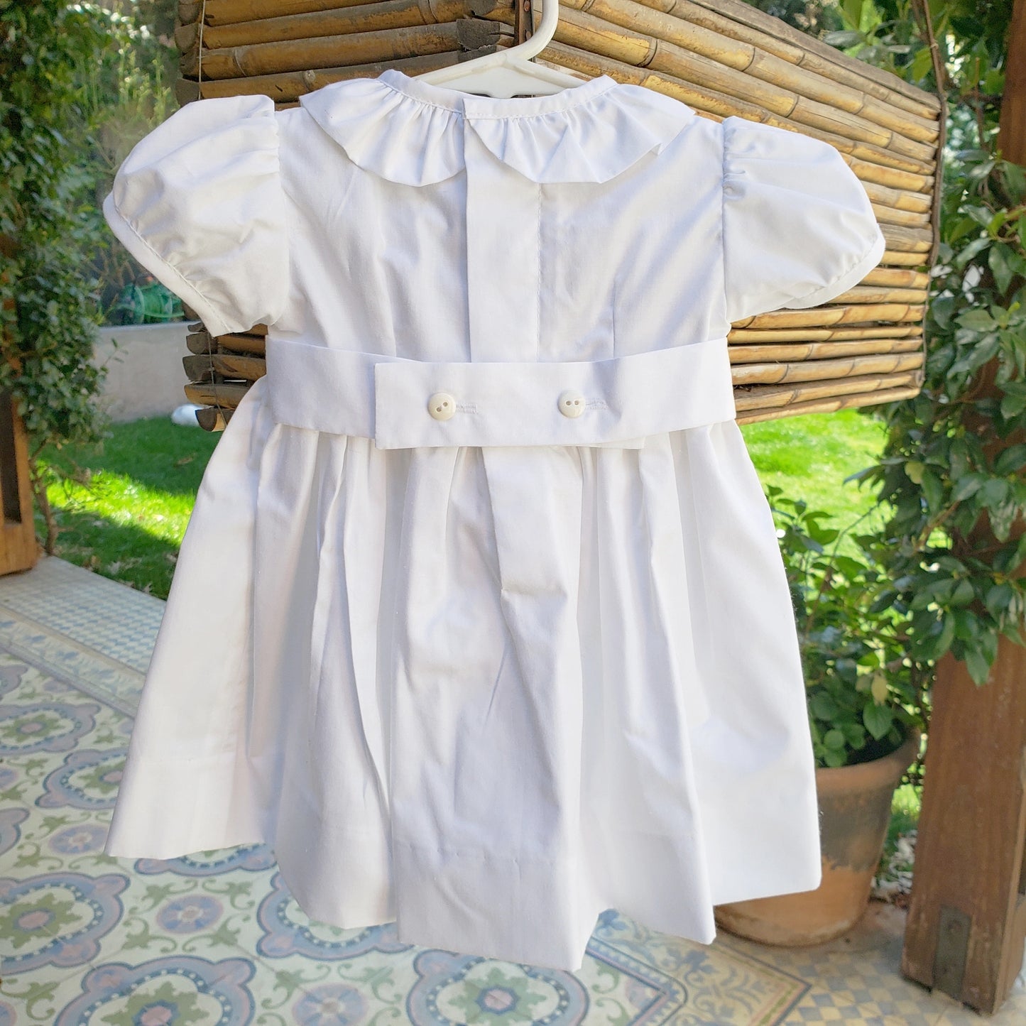 Vestido Punto Smock Ranúnculo