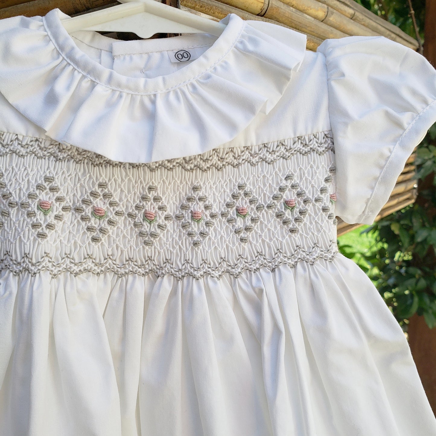 Vestido Punto Smock Ranúnculo