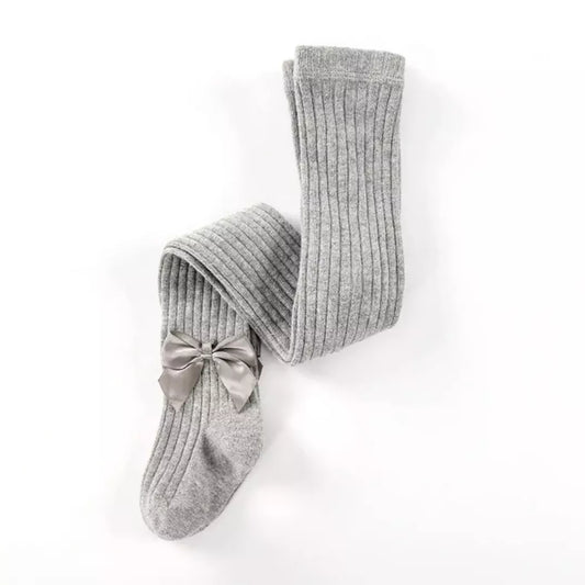 Panty canale con lazo gris