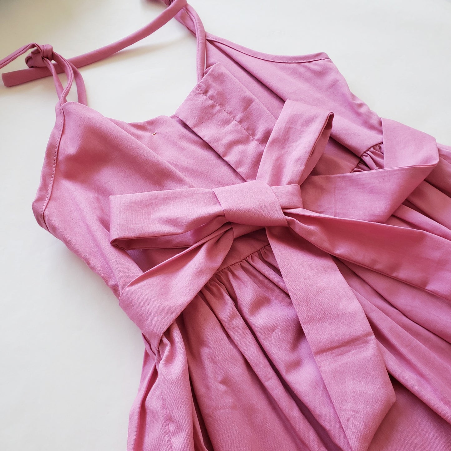 Vestido Solera Punto Smock Geranios