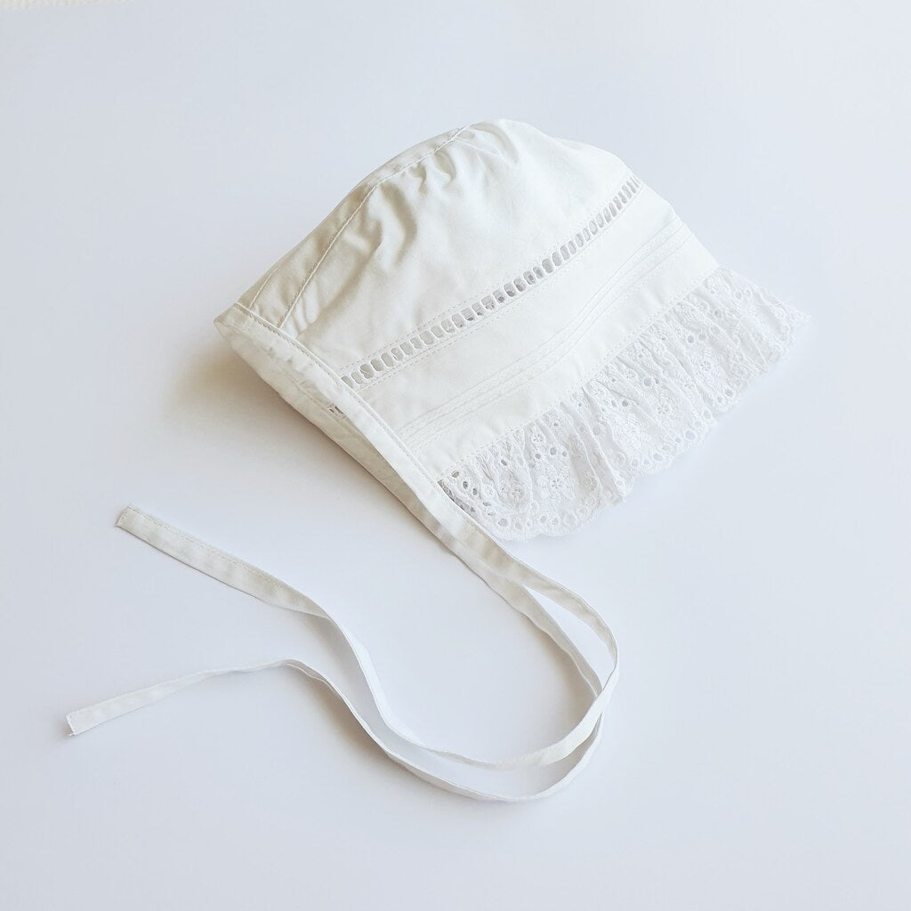 Capelina algodón blanca
