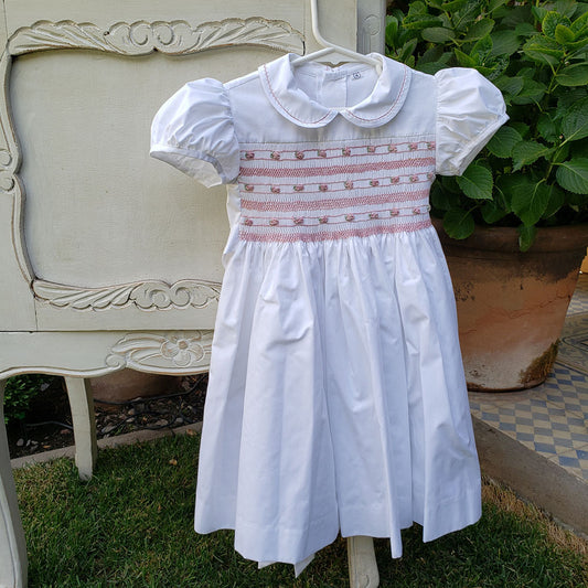 Vestido Punto Smock Brezo