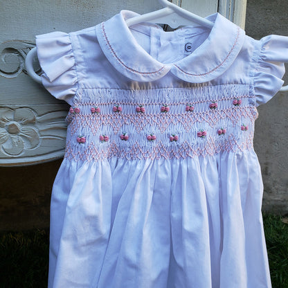 Vestido Punto Smock Caléndula