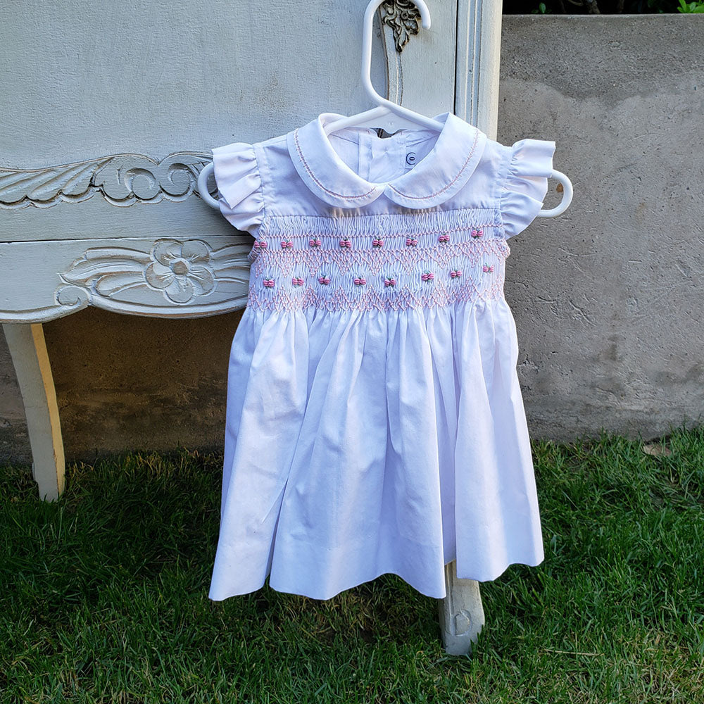 Vestido Punto Smock Caléndula