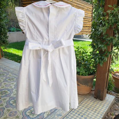 Vestido Punto Smock Celosía