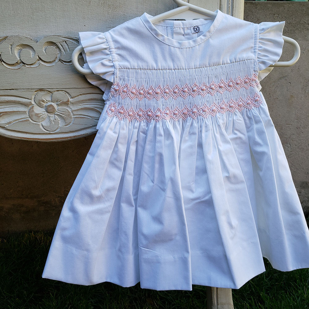 Vestido Punto Smock Clavel