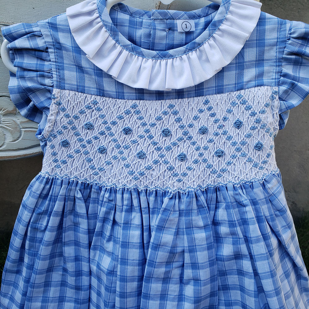 Vestido Punto Smock Hemerocalli