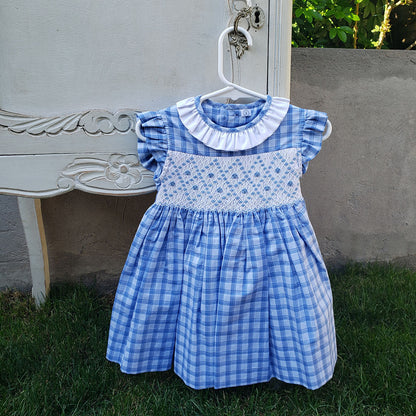 Vestido Punto Smock Hemerocalli