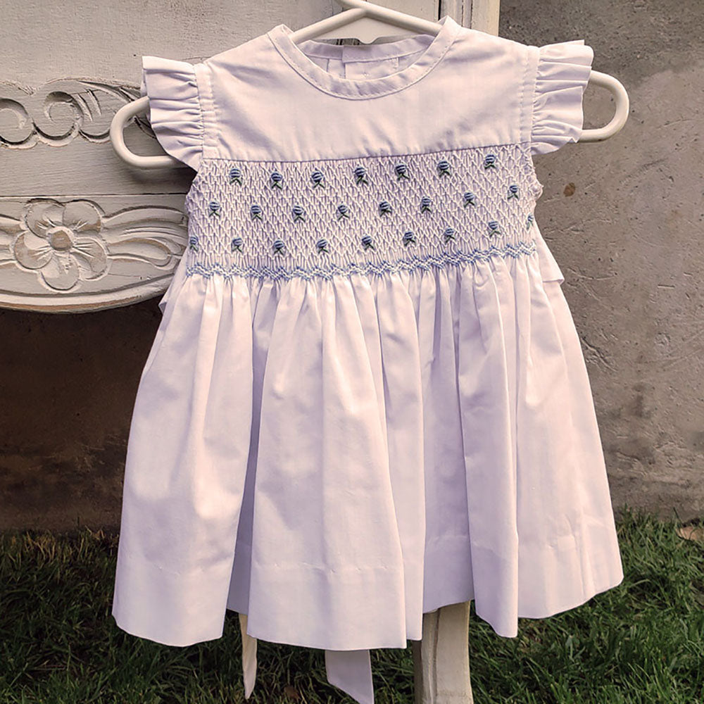 Vestido Punto Smock Narciso