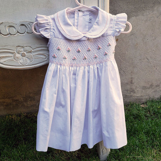 Vestido Punto Smock Petunia