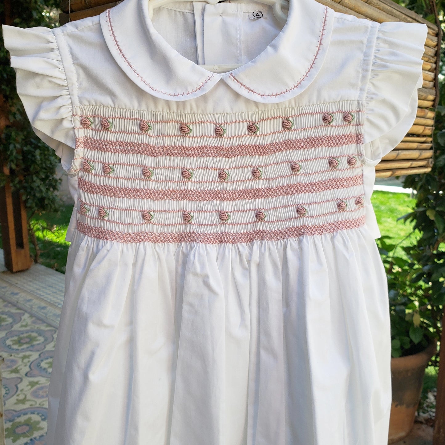 Vestido Punto Smock Protea