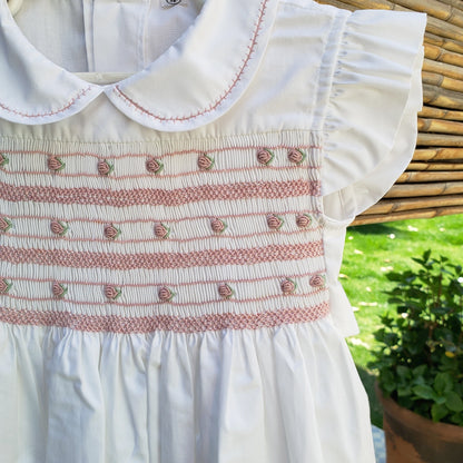 Vestido Punto Smock Protea