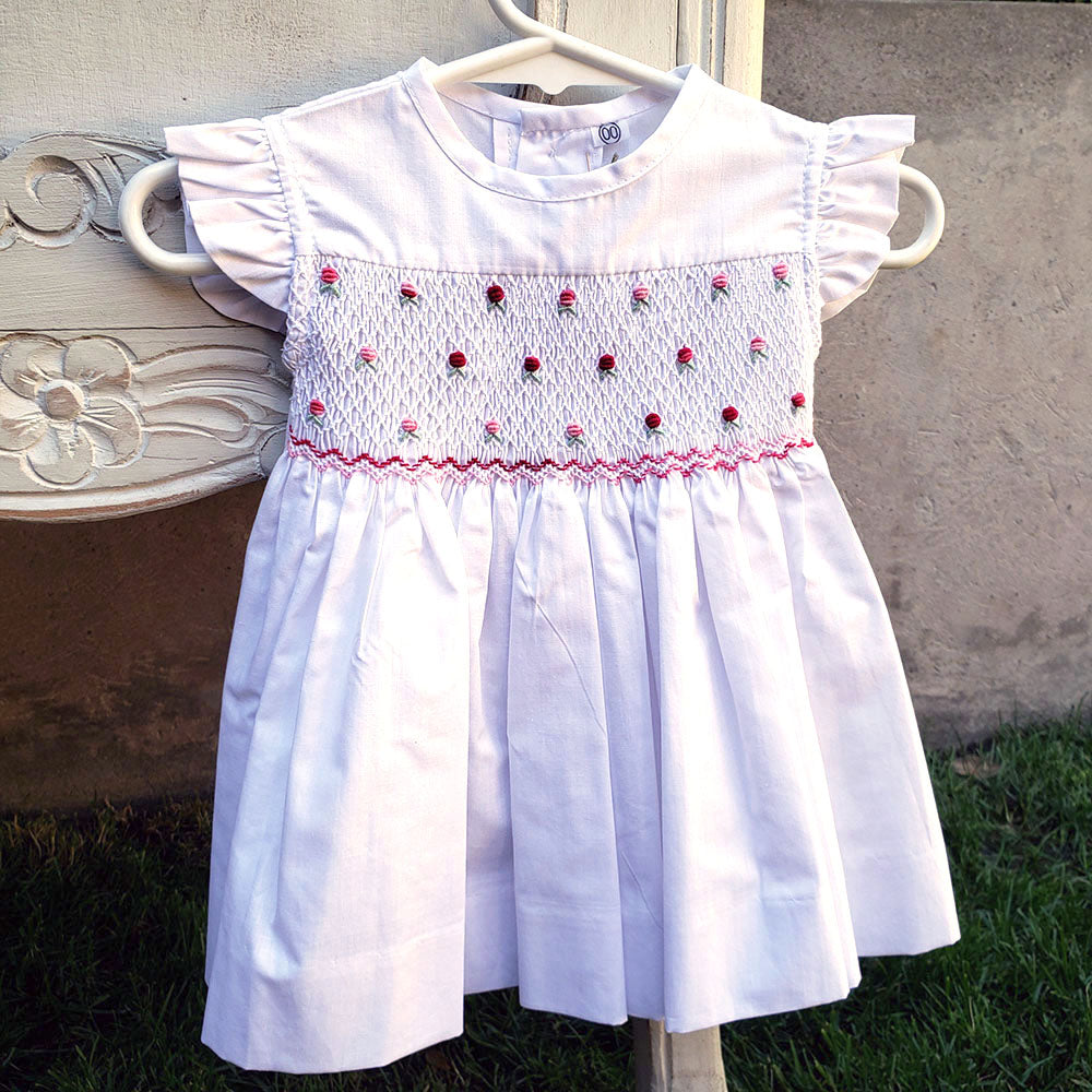 Vestido Punto Smock Tulipán