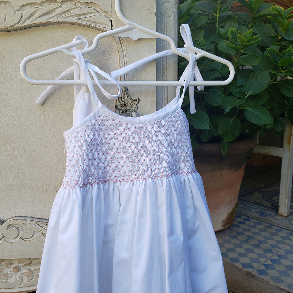 Vestido Solera Punto Smock Gazania